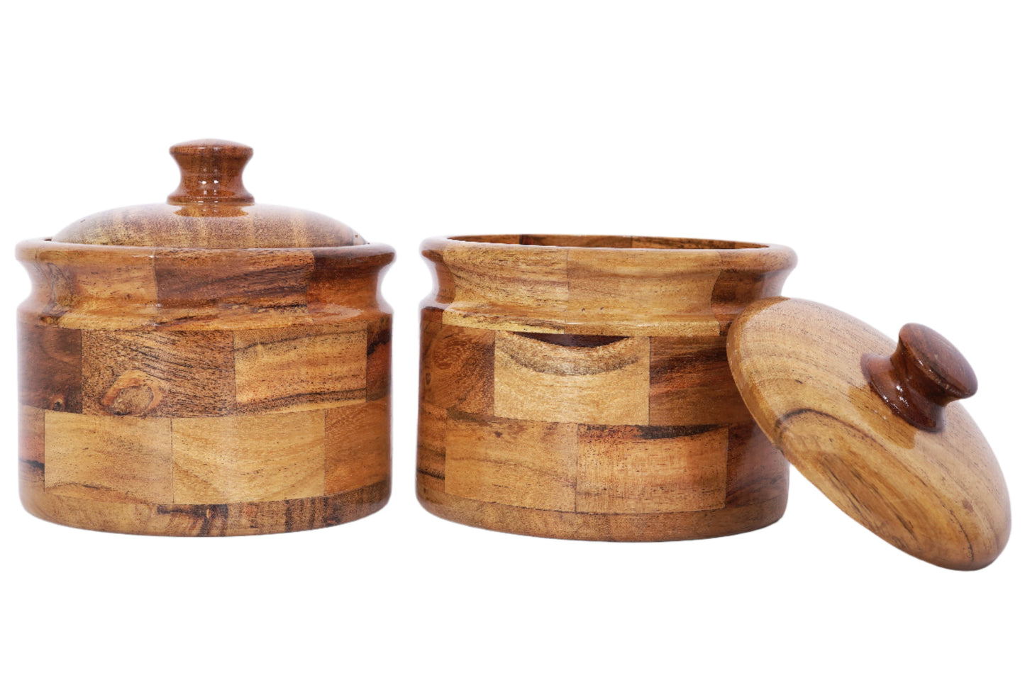Premium Wooden Storage Jar – Elegant & Eco-Friendly Kitchen Container