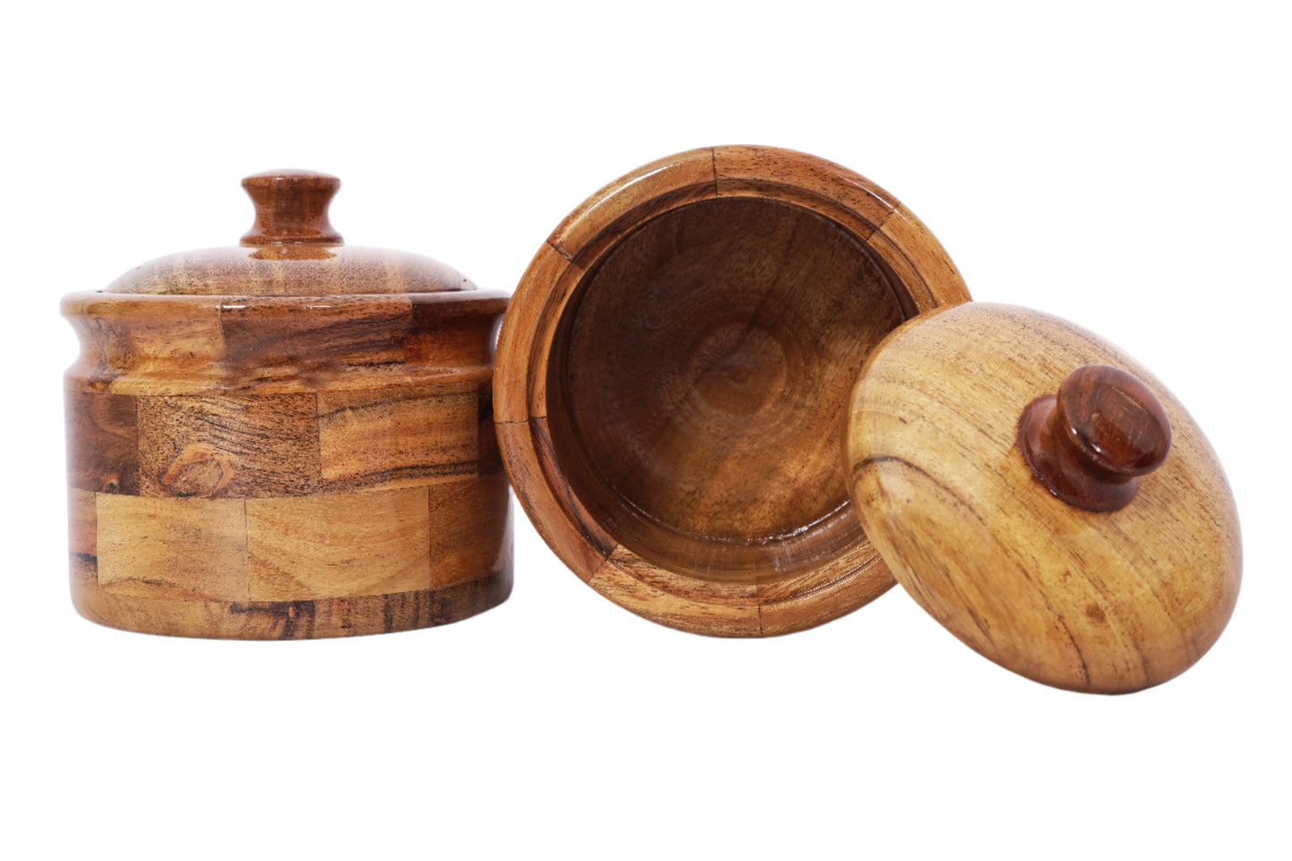 Premium Wooden Storage Jar – Elegant & Eco-Friendly Kitchen Container