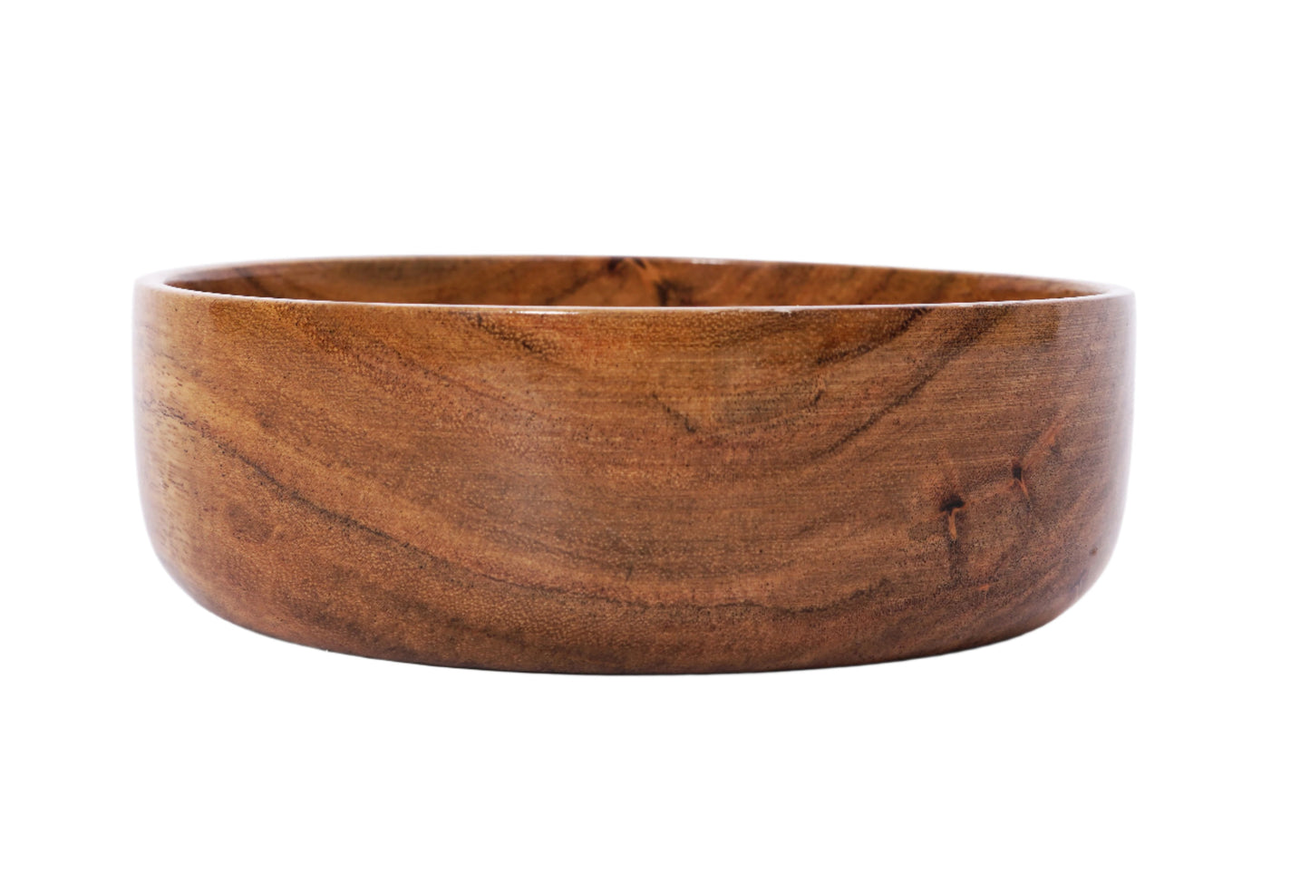 Elegant Wooden Bowl – Rustic & Eco-Friendly Tableware