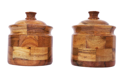 Premium Wooden Storage Jar – Elegant & Eco-Friendly Kitchen Container