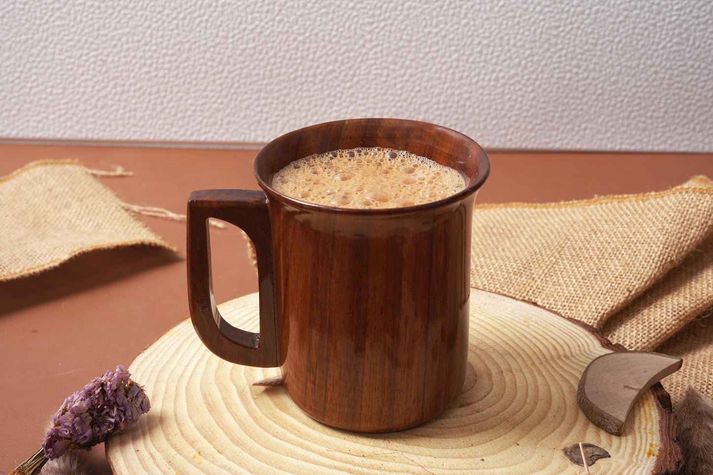 Premium Handcrafted Wooden Mugs | Elegant & Eco-Friendly Drinkware