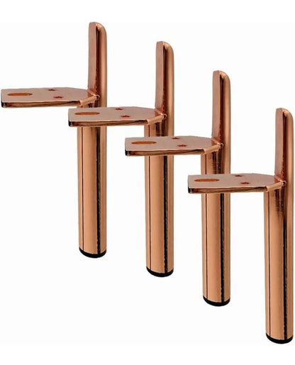 Legs Metal, Handle Shaped 15cm (6inch) Cabinet Legs, Coffee Table Leg Support Legs, Bedside Cabinet Legs, TV Cabinet, Sofa Legs